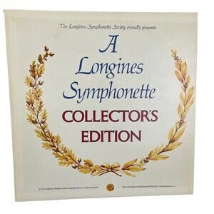 Vintage 1969 A Longines Symphonette Collector's Edition Gold Medal Vinyl Record